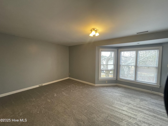 empty room with carpet flooring