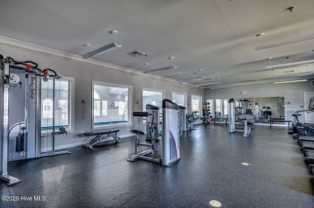 view of exercise room