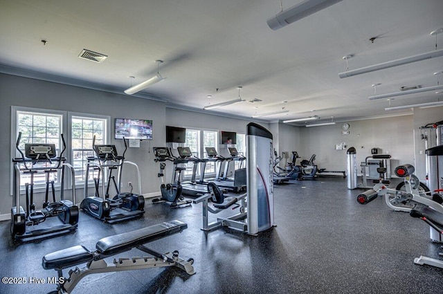 view of exercise room