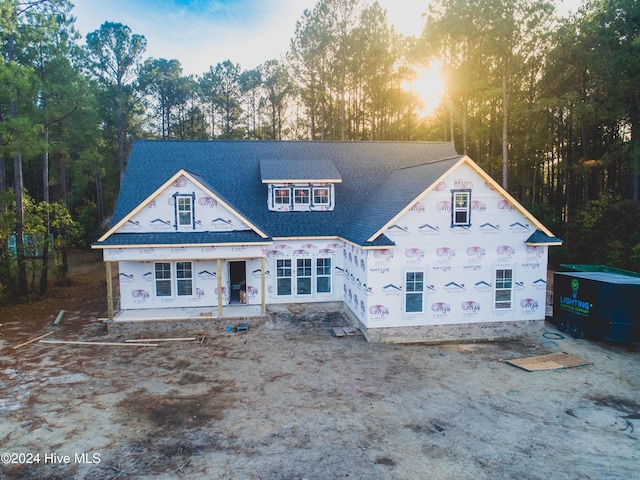 view of property under construction