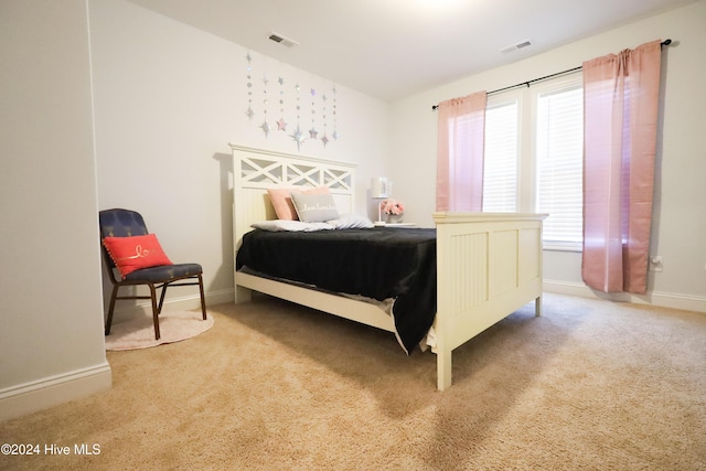 bedroom with carpet flooring