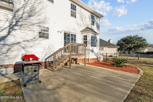 back of house featuring a patio area