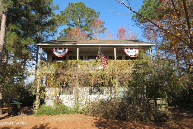 view of front of home