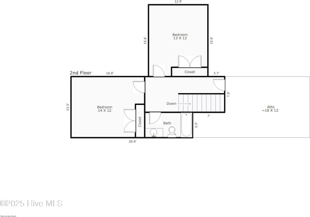 4450 Old Towne St, Wilmington, NC 28412 - room layout