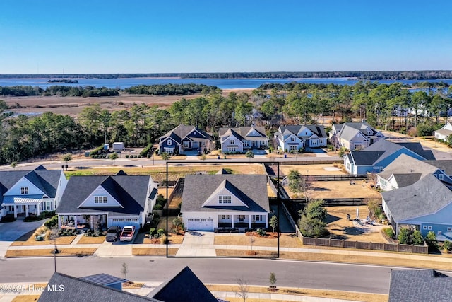 4450 Old Towne St, Wilmington, NC 28412 - aerial perspective of suburban area featuring a large body of water