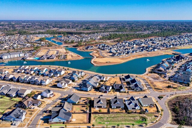 4450 Old Towne St, Wilmington, NC 28412 - aerial overview of property's location featuring nearby suburban area and a nearby body of water