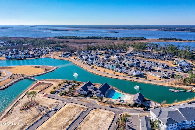 4450 Old Towne St, Wilmington, NC 28412 - aerial overview of property's location with a large body of water and nearby suburban area