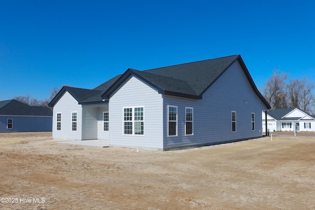 rear view of property with a patio