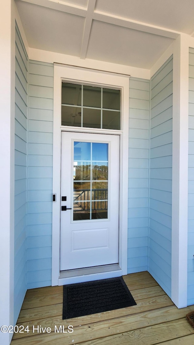 view of entrance to property