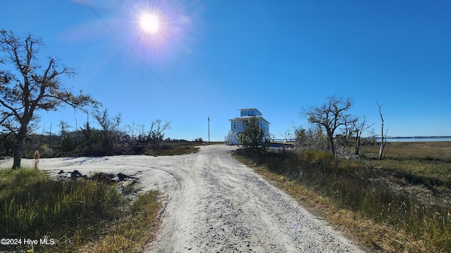 view of road