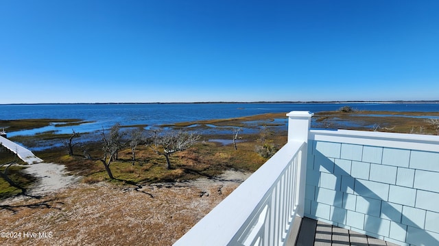 view of water feature