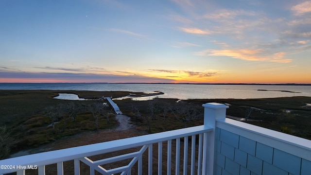 view of water feature