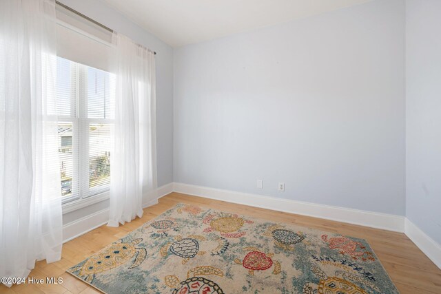 bedroom featuring light wood-type flooring