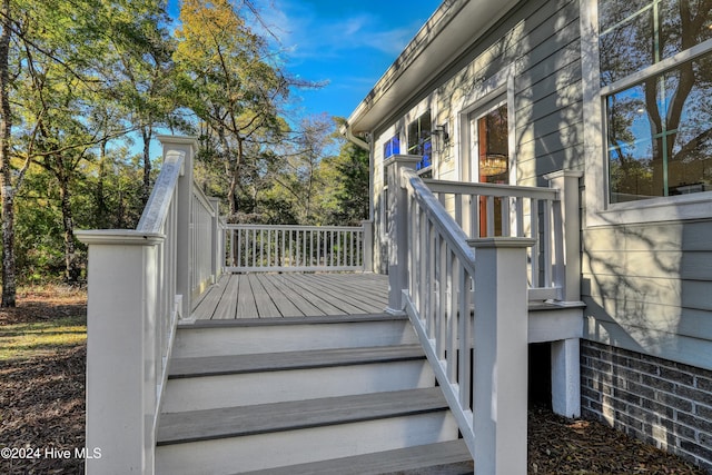 3375 Sandridge Ln SW, Supply, NC 28462 - wooden terrace with stairs