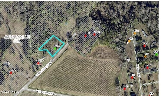 1169 Clayton Humphrey Rd, Jacksonville NC, 28546 land for sale