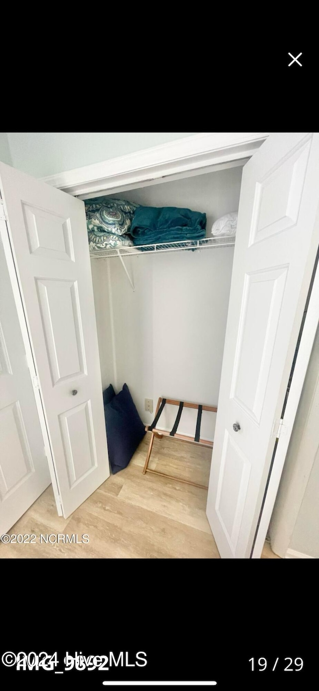 view of closet