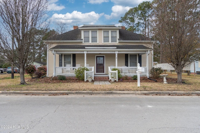 view of bungalow-style home