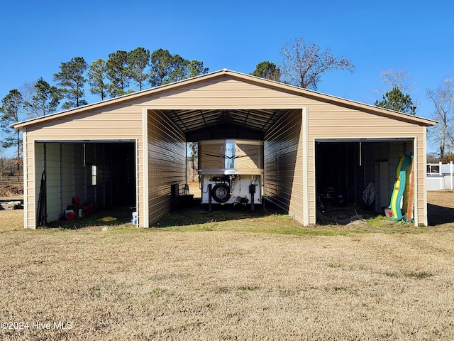 view of outdoor structure