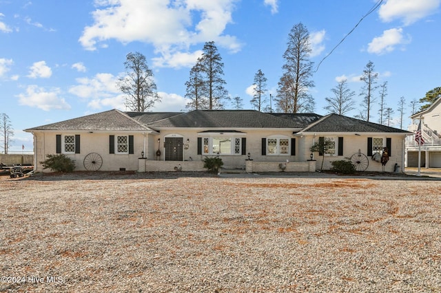 view of ranch-style home