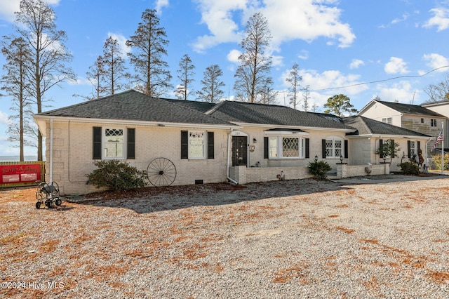 view of ranch-style house