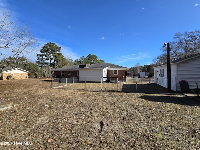 view of back of property