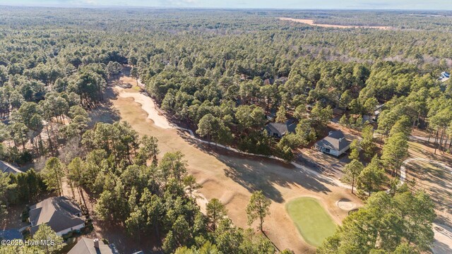 7 Brinyan Ct, Pinehurst, NC 28374 - aerial view of property and surrounding area featuring a forest