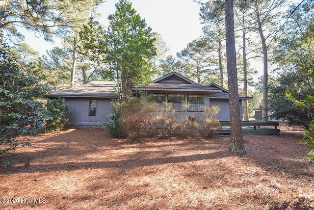 view of rear view of house