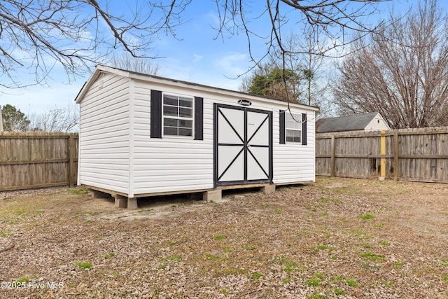 view of outdoor structure