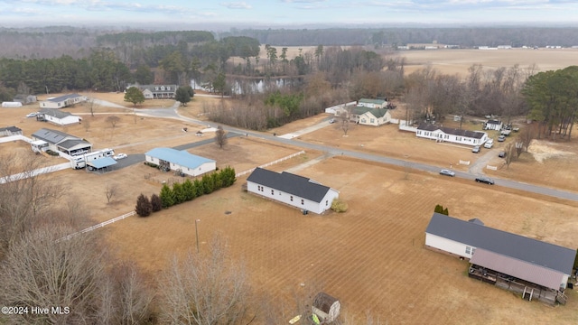 bird's eye view featuring a rural view