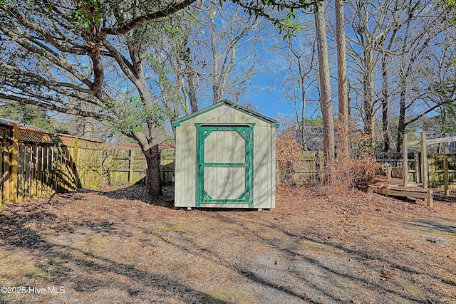 view of outbuilding