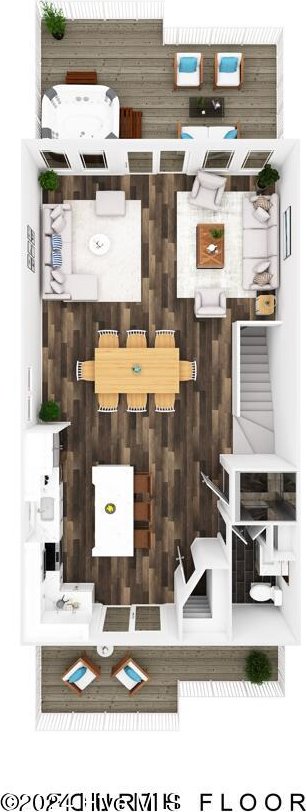 2083 New River Inlet Rd Unit A, North Topsail Beach, NC 28460 - room layout