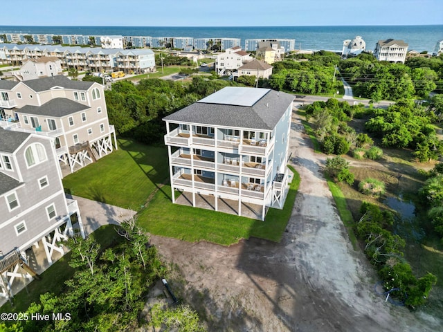 2083 New River Inlet Rd Unit A, North Topsail Beach, NC 28460 - drone / aerial view of a large body of water