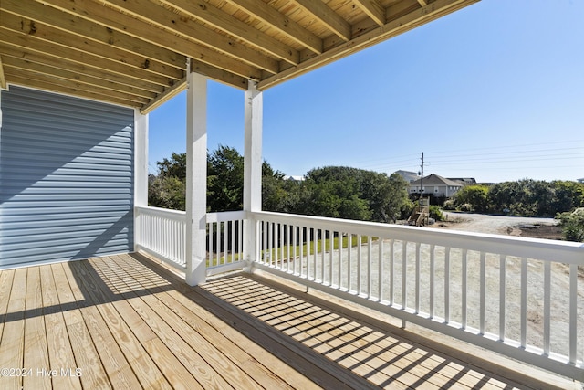 view of deck