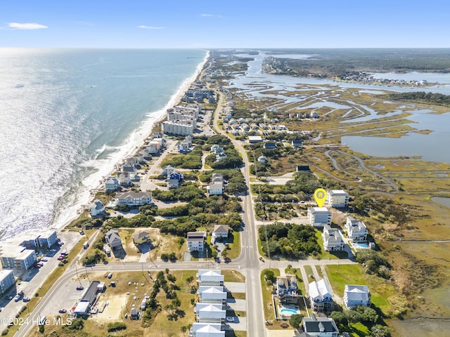 2083 New River Inlet Rd Unit A, North Topsail Beach, NC 28460 - aerial view of property's location with expansive coastline