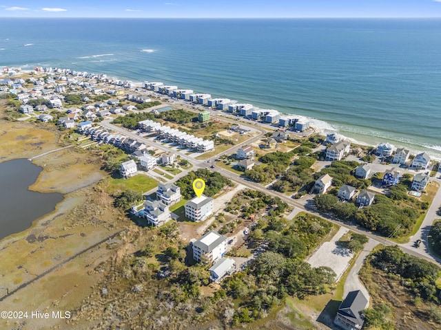 2083 New River Inlet Rd Unit A, North Topsail Beach, NC 28460 - aerial view of property's location with a nearby body of water