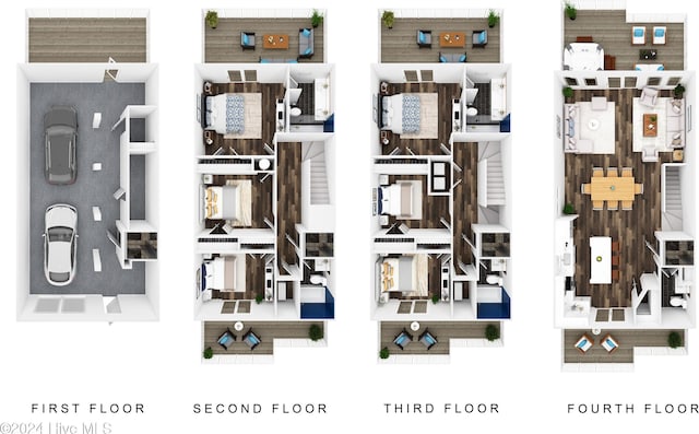 2083 New River Inlet Rd Unit A, North Topsail Beach, NC 28460 - room layout