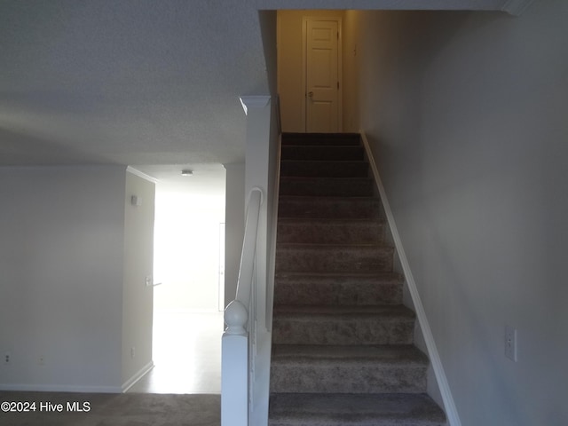 stairs with ornamental molding