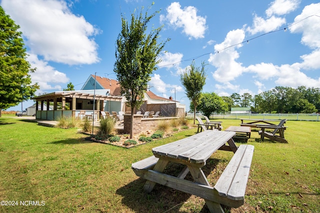 surrounding community featuring a yard