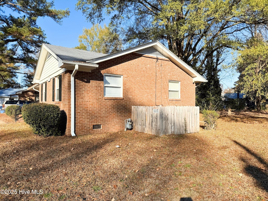 view of side of property