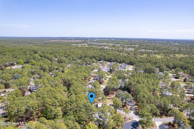 3882 White Blossom Cir, Southport, NC 28461 - aerial view with a view of trees