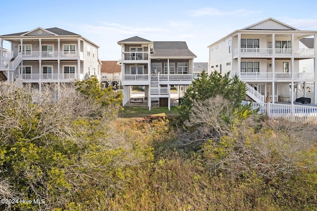 view of rear view of property