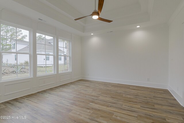 spacious closet with light hardwood / wood-style flooring