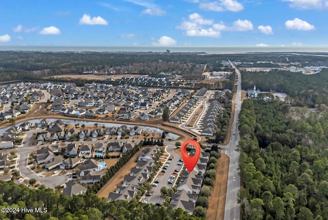 drone / aerial view featuring a residential view