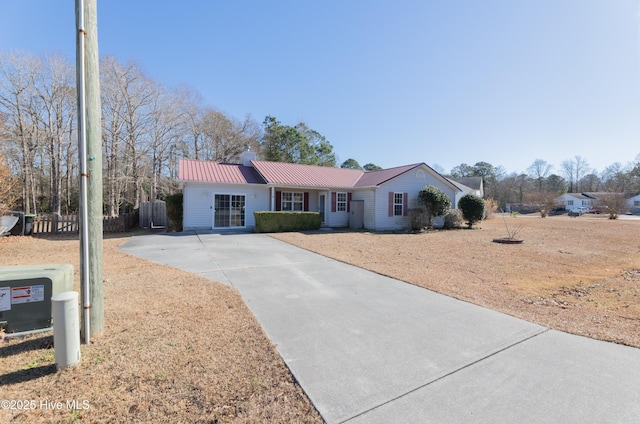 view of ranch-style house