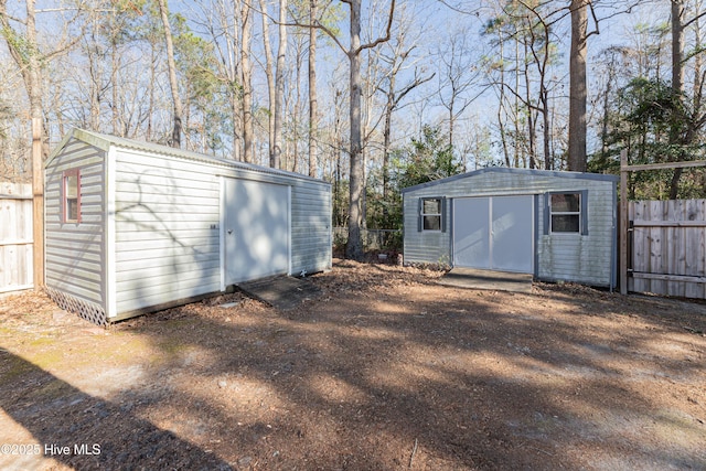 view of outbuilding