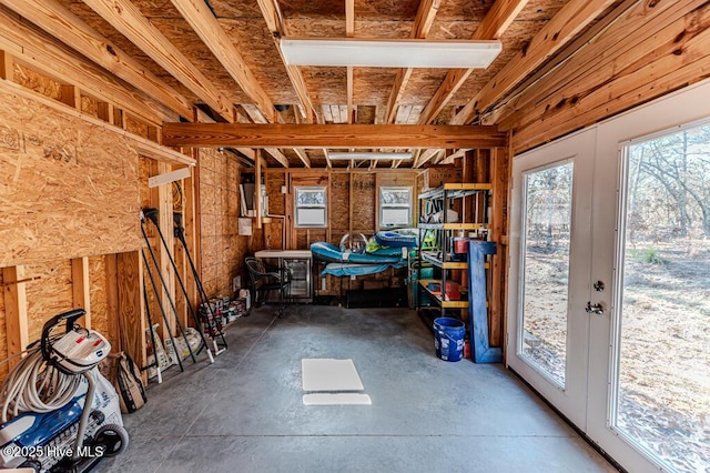 misc room featuring concrete floors