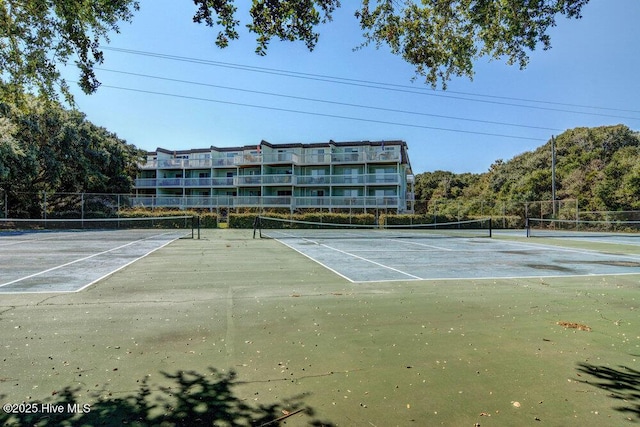 view of sport court