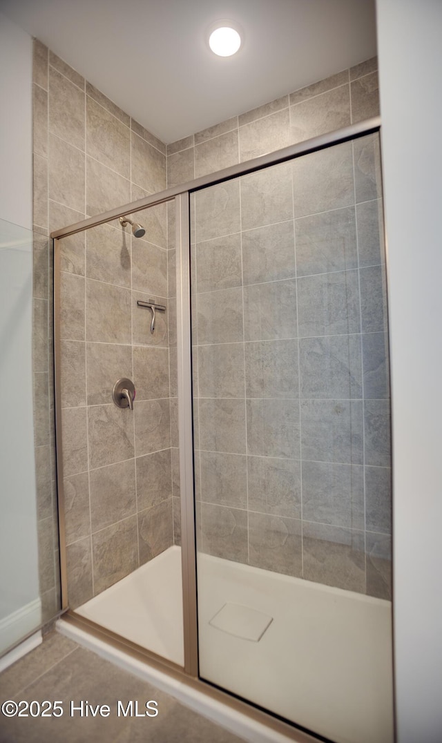 bathroom with walk in shower