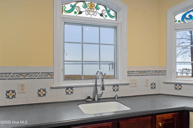 kitchen with sink and a healthy amount of sunlight