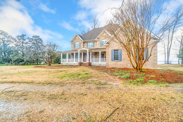 view of front of home featuring a porch